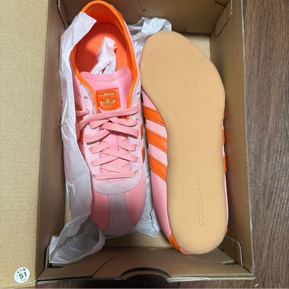 Adidas Originals Tokyo 'Semi Pink Spark Orange' Women's 7. JI3297 - Picture 4 of 5